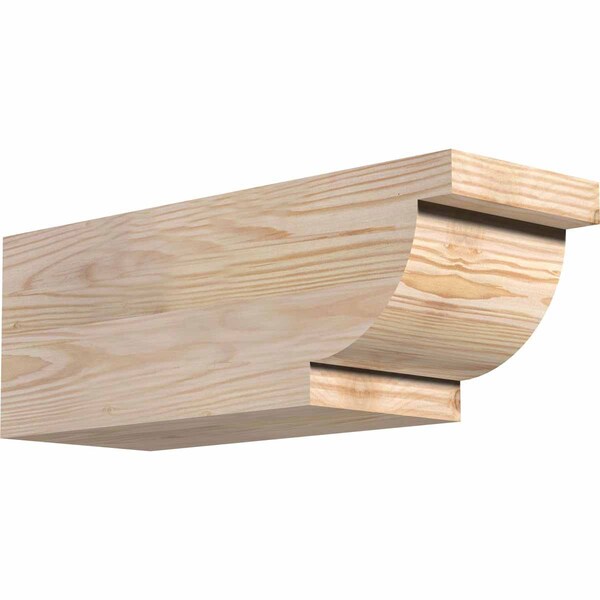 Ekena Millwork Alpine Smooth Rafter Tail, Douglas Fir, 5 1/2"W x 6"H x 16"L RFT06X06X16ALP00SDF - main